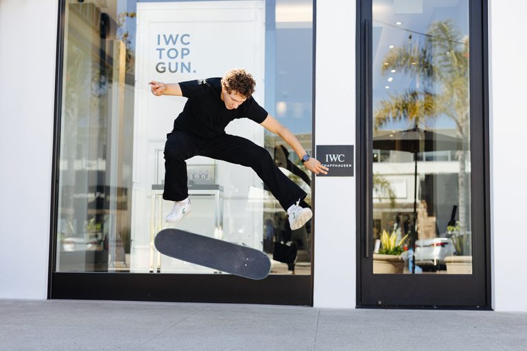 Un campeón de skateboard en la familia IWC