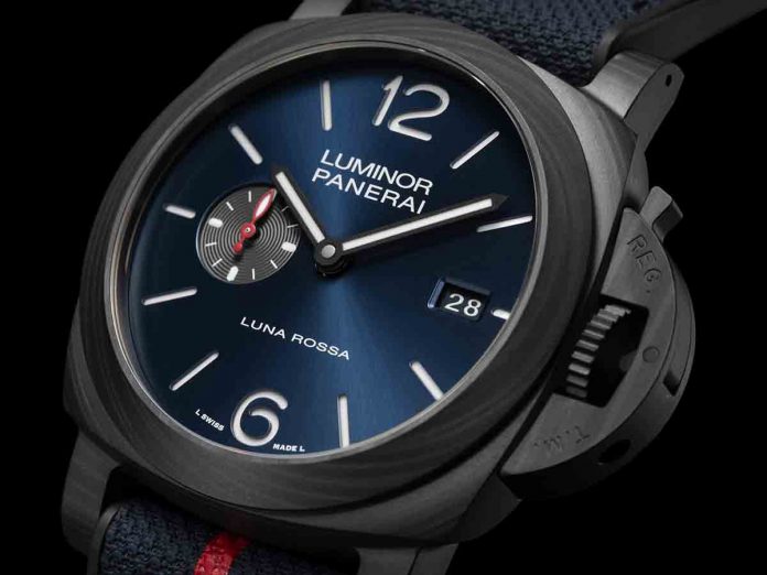 Panerai presenta una nueva edición cápsula para celebrar la asociación con Luna Rossa que únicamente se podrá adquirir a través del e-commerce y durante 24 horas. Panerai presenta una nueva edición cápsula para celebrar la asociación con Luna Rossa que únicamente se podrá adquirir a través del e-commerce y durante 24 horas.