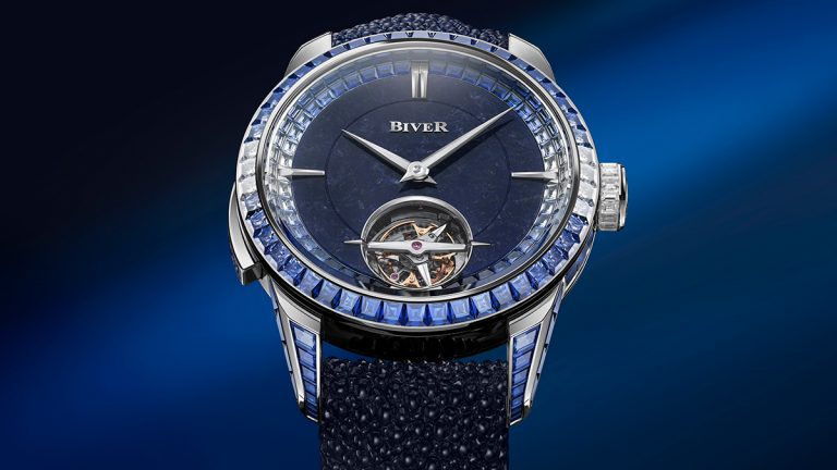 Biver Watches desvela su colaboración con Bucherer: un reloj Carillon Tourbillon con repetición de minutos engastado con zafiros azules.