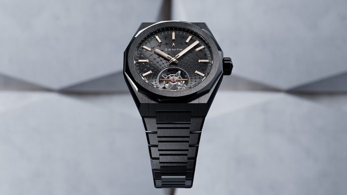 Zenith dota de un nuevo calibre automático con tourbillon de alta frecuencia al DEFY Skyline Tourbillon en versiones de acero y cerámica negra. Zenith dota de un nuevo calibre automático con tourbillon de alta frecuencia al DEFY Skyline Tourbillon en versiones de acero y cerámica negra.
