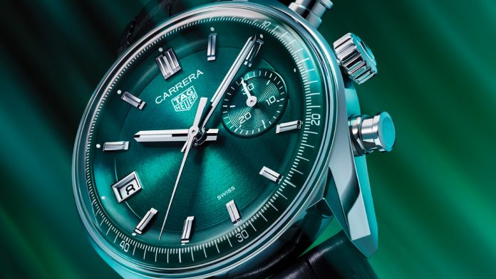 El Carrera de TAG Heuer se viste de un inédito verde_3 El Carrera de TAG Heuer se viste de un inédito verde