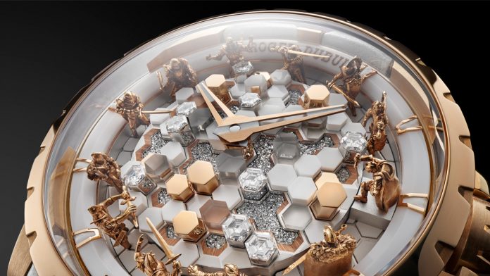 Excalibur Knights of the Round Table, The Enchanter Merlin Descubre el Roger Dubuis Excalibur Knights of the Round Table: un exclusivo reloj de lujo suizo inspirado en la leyenda artúrica, edición limitada."