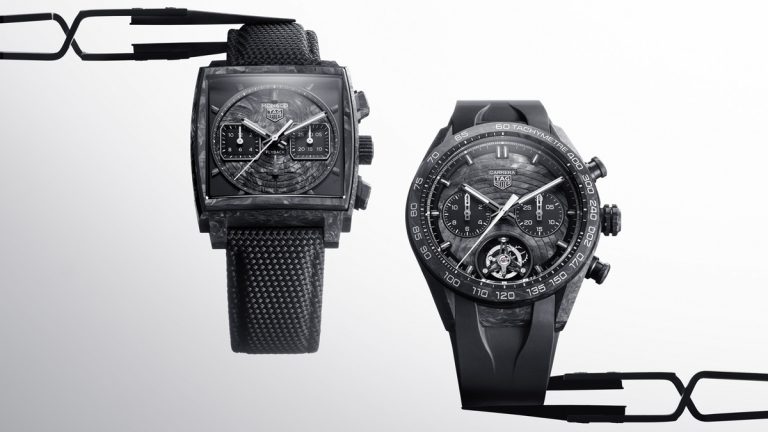 el Monaco Flyback Chronograph TH-Carbonspring y el Carrera Chronograph Tourbillon Extreme Sport TH-Carbonspring.