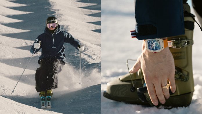 richardmille Richard Mille anuncia su alianza con Arthur de Villaucourt, promesa del esquí de baches, equipado con el RM 67-02 Automatic Extra Flat, símbolo de alto rendimiento y lujo deportivo.