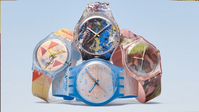 swatch Descubre la colección Swatch × Guggenheim: cuatro relojes inspirados en obras maestras de Degas, Klee, Monet y Pollock. Arte moderno y diseño en tu muñeca.