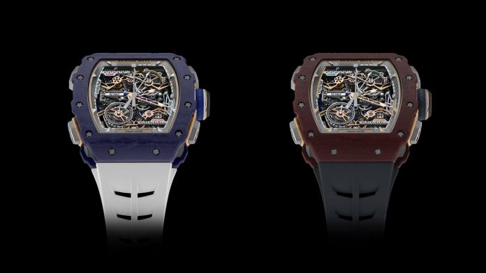 Descubre el RM 41-01 Tourbillon Soccer de Richard Mille: un cronógrafo flyback con tourbillon capaz de medir un partido de fútbol completo mediante complicaciones mecánicas inéditas. Alta Relojería llevada al terreno de juego.