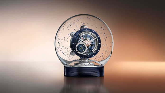 jaeger Jaeger-LeCoultre Atmos 2026, Atmos Hybris Artistica Tellurium, Marc Newson reloj, reloj telurio, reloj astronómico, alta relojería suiza, Watches and Wonders 2026 novedades, reloj que funciona con aire, complicaciones relojeras avanzadas