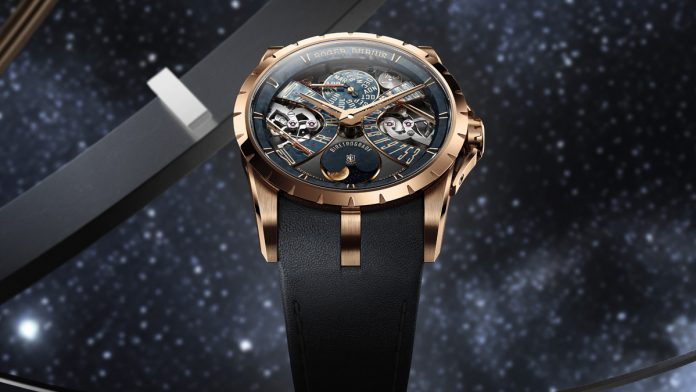 roger_dubois Roger Dubuis revela el Excalibur Biretrograde Perpetual Calendar, un sofisticado reloj que combina calendario perpetuo, fases lunares y estética contemporánea con un nuevo calibre manufactura.