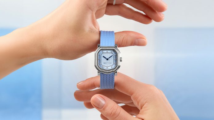 Gerald Charles Maestro Mini, Chocrón Joyeros, relojes femeninos de lujo, alta relojería suiza, Gérald Genta, reloj joya mujer, Maestro Mini, relojes de titanio, relojería femenina 2026, Gerald Charles España.