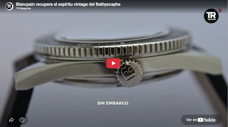 Blancpain recupera el espíritu vintage del Bathyscaphe