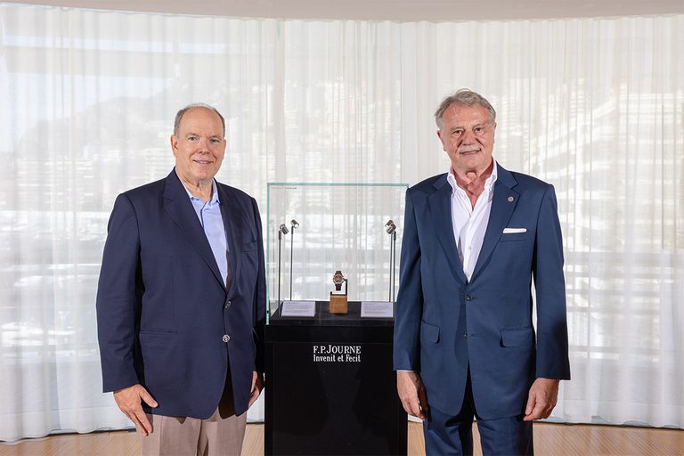 F.P. Journe crea un cronógrafo único para la Fondation Prince Albert II de Monaco